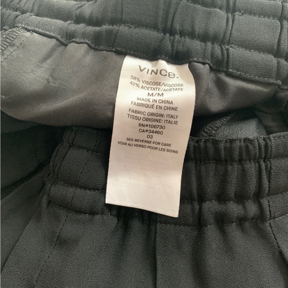 Vince flowy wide leg drawstring pants - medium - Picture 5 of 10